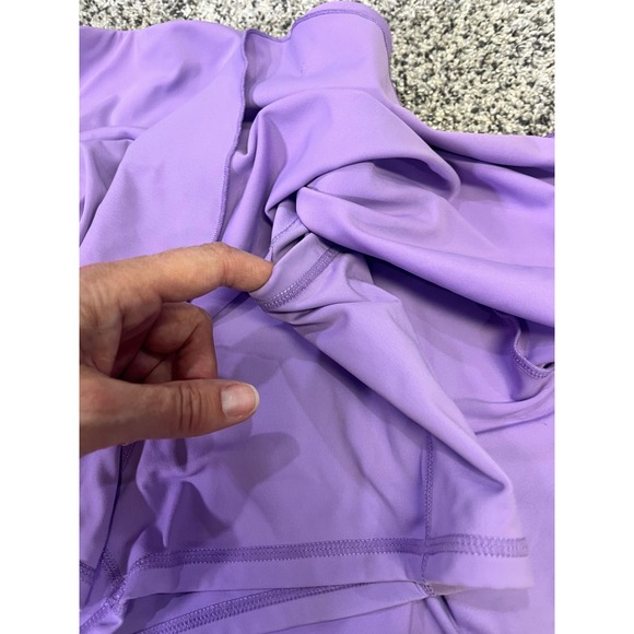Tennis Athletic Skort Purple Skirt High Waist Activewear S Pockets Swing Girly - Picture 4 of 9